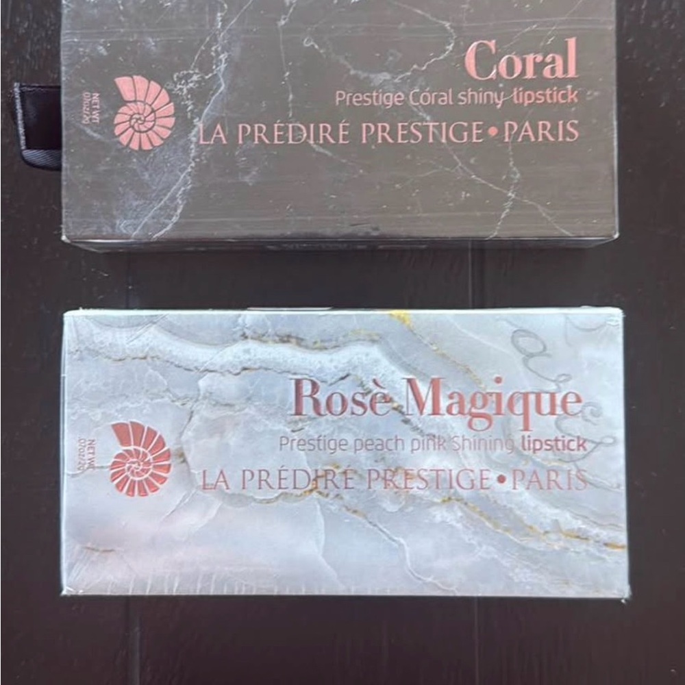 La Prédire Prestige Lipstick Set - Coral and Rose Magique